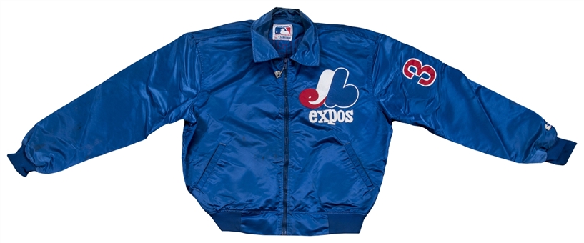 Late 1980s Buck Rodgers Game Worn Montreal Expos Dugout Jacket